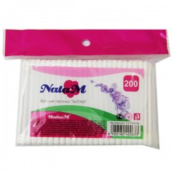 Ватные палочки Nata M 200 шт.
