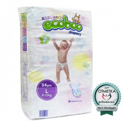 Подгузники 54 шт. Ecoboo 9-13 кг р.  L