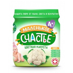 Пюре Маленькое счастье цветная капуста с 4 мес 90 г