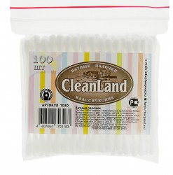 Ватные палочки Клин Ленд 100 шт.