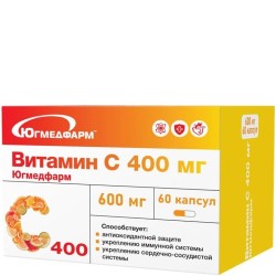 Витамин C 400 мг БАД 60 шт. капс. 600 мг