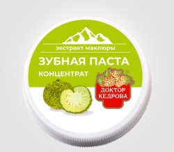 Зубная паста Доктор Кедрова концентрат маклюры