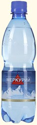 Вода минеральная, Меркурий 0.5 л лечебно-столовая газированная