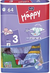 Подгузники 64 шт. Bella бэби хэппи миди 5-9 кг