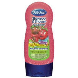 Шампунь для волос и тела Bubchen малина 200 мл