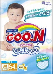 Подгузники 64 шт. Goon 6-11 кг р. m