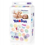 Подгузники, YokoSun (ЙокоСан) 5-10 кг 62 шт