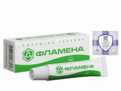 Фламена покрытие гелевое + салфетка 10 г