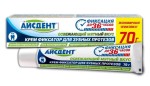 Крем-фиксатор, Icedent (Айсдент) 70 г 1 шт для зубных протезов освежающий мятный вкус