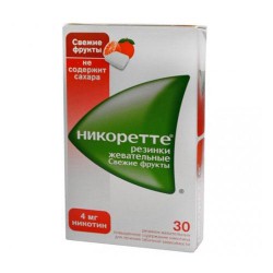 Никоретте резинки жев. 4 мг 30 шт.