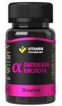 Альфа-липоевая кислота, Vitamin technology (Витамин технолоджи) капсулы 400 мг 30 шт