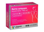 Бета-Аланин 750 комплекс, Витамир таблетки 1400 мг 30 шт
