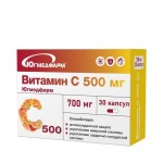 Витамин C 500 мг, капсулы 700 мг 30 шт БАД
